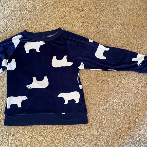 #followme Women’s Jogger Pajama Pants Set Ultra-Soft Velour PJs- Polar Bear - Picture 5 of 8